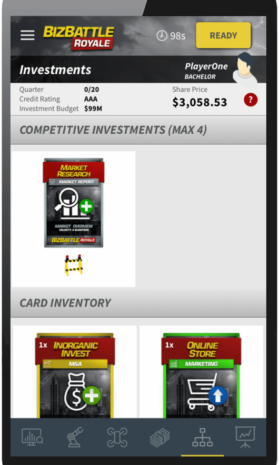 Business Game Screenshot Competitive Investments